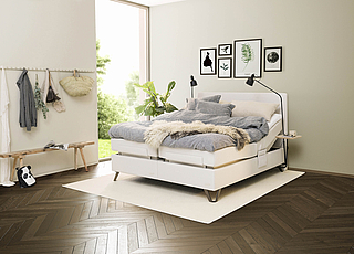 Jensen Supreme Aqtive II 210 x 210 cm, KT Ceres Plus, Topper Premium, 400 Jensen Supreme Aqtive II 210 x 210 cm, KT Ceres Plus, Topper Premium, 400